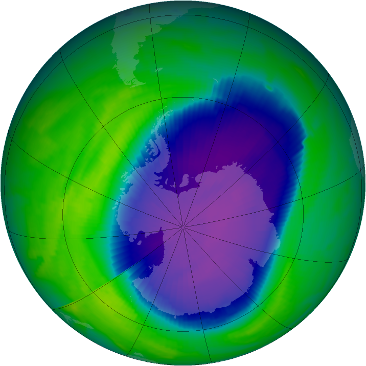 Ozone Map 1996-10-12